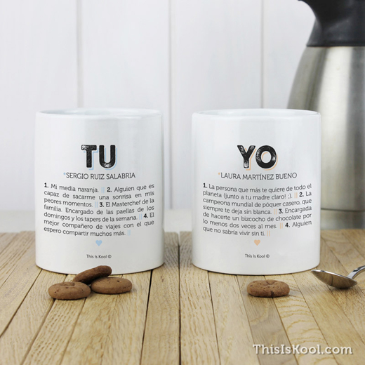 Taza personalizada con foto Tú y Yo 