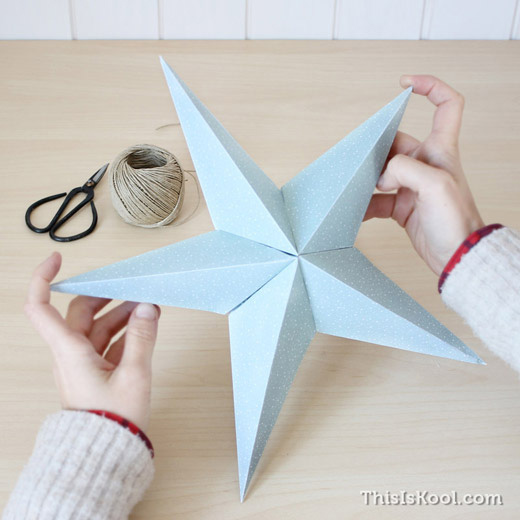 Cintura Interconectar residuo DIY – Estrella de Navidad paso a paso – El Blog de This Is Kool